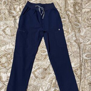 Figs Yola Skinny Scrub Pants Navy